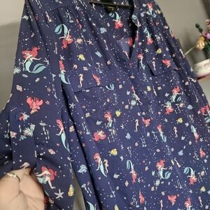 Disney Little Mermaid Blouse Torrid 3